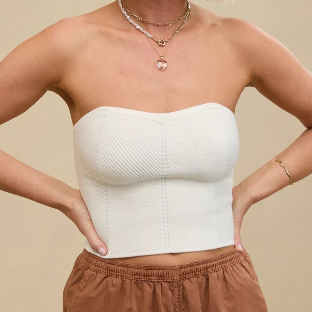 Aerie Ribbed Sweater Tube Top